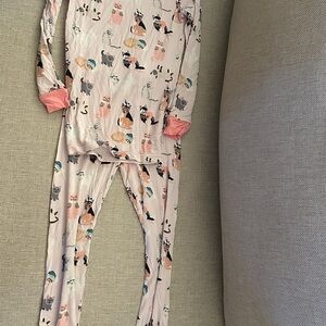 Little Sleepies Pink and Blue Animal Pajama Set